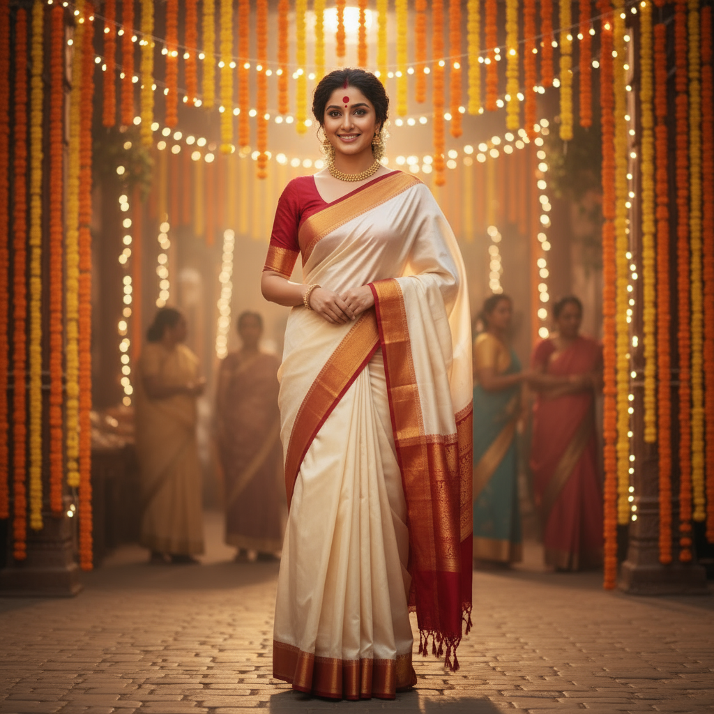 AI result: Durga Puja Festival Portrait