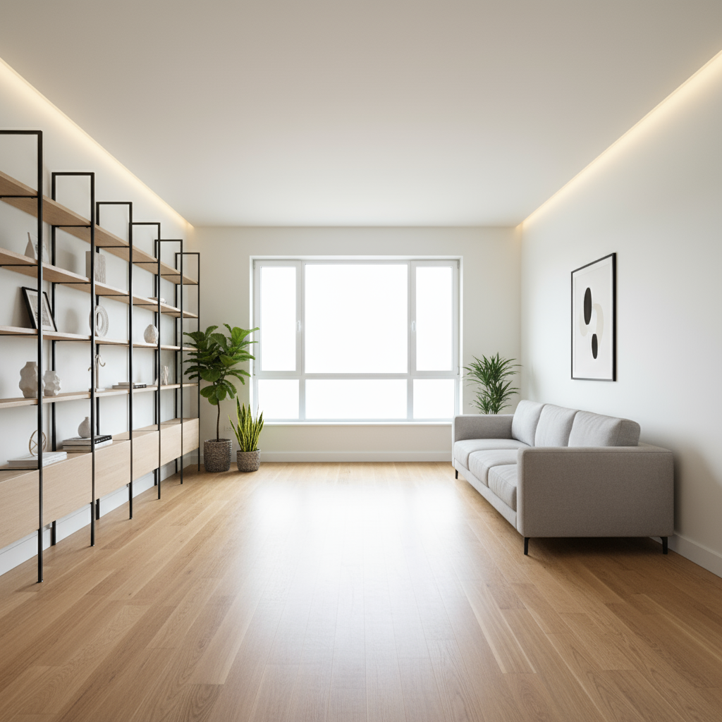 AI result: Modern Cozy Apartment Renovation with Japandi design