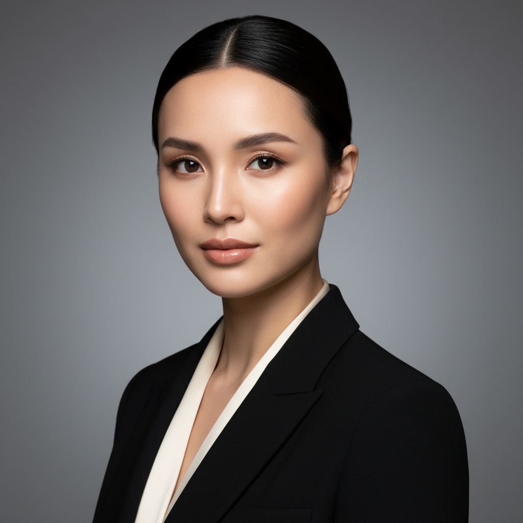 Professional studio headshot with Rembrandt lighting created with Nano Banana AI