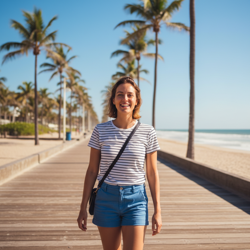 Original photo with casual outfit